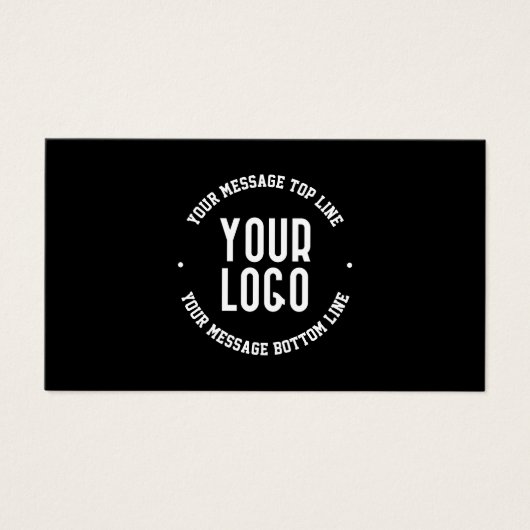  tekst en uw geüploade Logo of Afbeelding Visitekaartje (Voorkant)