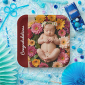 tekst foto aangepaste felicitaties Papier Bord (Feest)