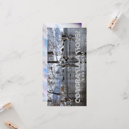 Tekst "Gefeliciteerd je hebt het gemaakt!" (Voorkant / Achterkant in situ)