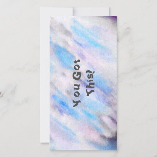 Tekst "Gefeliciteerd je hebt het gemaakt!" (Achterkant)