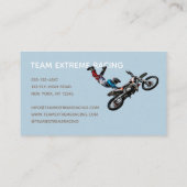 Tekst geïntegreerde Extreme Motocross foto Visitekaartje (Achterkant)