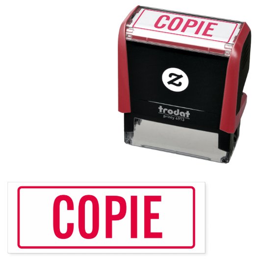 Tekst GEKopieerd Zelfinktende Stempel (In situ)