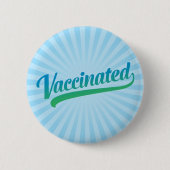 Tekst gevaccineerde tekst Button (Voorkant)