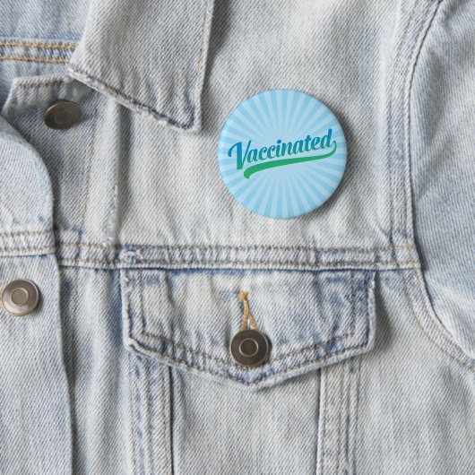 Tekst gevaccineerde tekst Button (In situ)