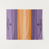 Tekst & Hashtag · Abstracte Sunset Event Tafeldoek Wandkleed (Voorkant (horizontaal))