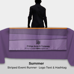 Tekst & Hashtag · Abstracte Sunset Event Tafeldoek Wandkleed