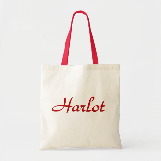 Tekst Hoer Tote Bag (Voorkant)