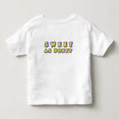 Tekst Illustratie Zegt Zoet Als Honing Kinder Shirts (Achterkant)