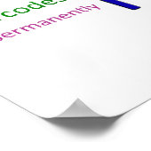 Tekst in verband met immigratie en burgerschap poster (Hoek)