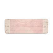 tekst koloniaal script perkament papier etiket (Voorkant)