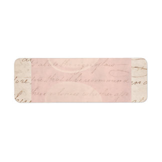 tekst koloniaal script perkament papier etiket