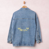 Tekst lachen op denim jacket (Hangar)