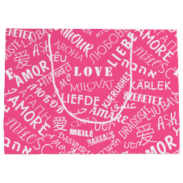 Tekst Liefde Gift Zak Kies Kleur Groot Cadeauzakje