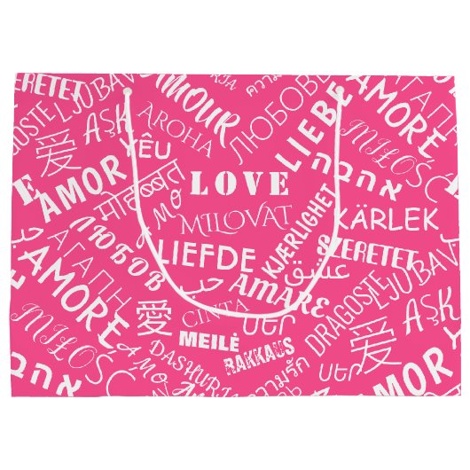 Tekst Liefde Gift Zak Kies Kleur Groot Cadeauzakje (Achterkant)