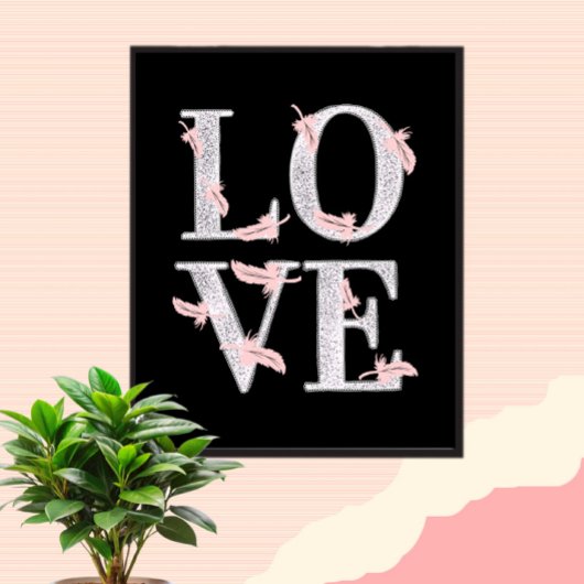 Tekst LIEFDE Perfect Poster