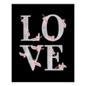 Tekst LIEFDE Perfect Poster (Voorkant)