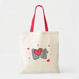 Tekst LIEFDE Tote Bag