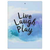 Tekst live afspelen Live afspelen Inspire Motivati Klembord (Achterkant)