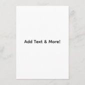 Tekst & Meer toevoegen! Personaliseer uw eigen Menu (Achterkant)