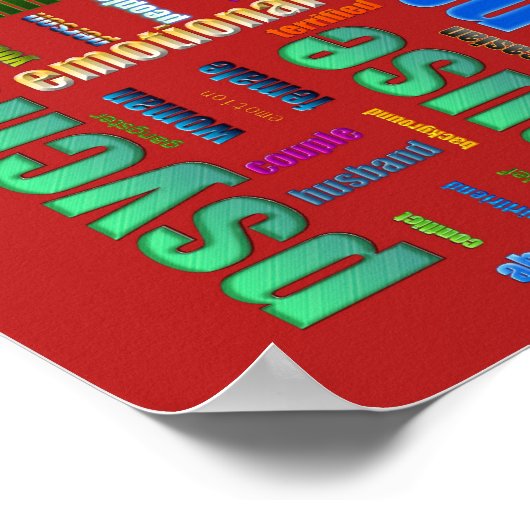 Tekst met betrekking tot huiselijk geweld poster (Hoek)