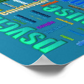 Tekst met betrekking tot huiselijk geweld poster (Hoek)