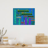 Tekst met betrekking tot huiselijk geweld poster (Keuken)