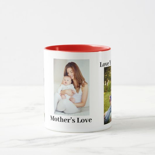 Tekst met de Mok van de Foto voor Moederdag (Midden)
