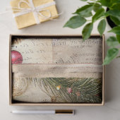  tekst met kerst Botanicals Decoupage Tissuepapier (Geschenk)
