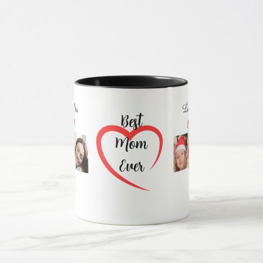 Tekst met Photo Coffee-Mok voor Moederdag Mok (Midden)