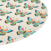 Tekst met vlinder snijplank (Hoek)