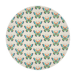 Tekst met vlinder snijplank