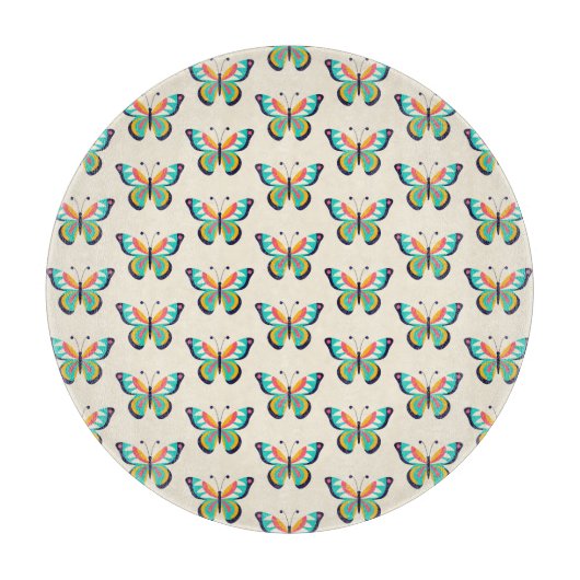 Tekst met vlinder snijplank (Voorkant)