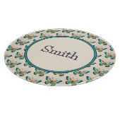 Tekst met vlinder snijplank (Hoek)