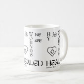 Tekst/Mok/Christelijke Mok/Jezus/Keuken/Geloof Koffiemok (Voorkant rechts)