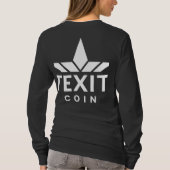 Tekst munt zetels beschikbaar t-shirt (Achterkant)