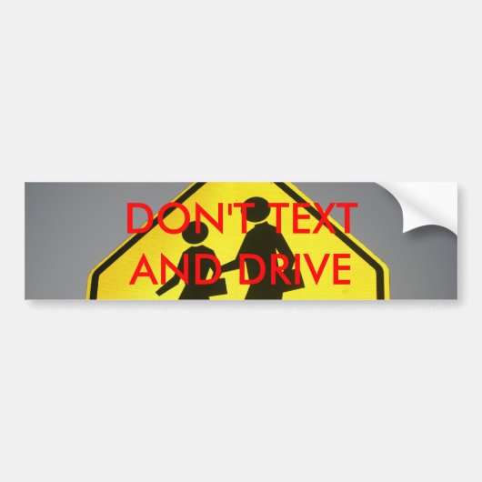TEKST                            NIET... BUMPERSTICKER (Voorkant)