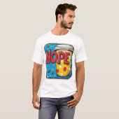 tekst "NOPE" T-shirt (Voorkant volledig)