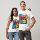 tekst "NOPE" T-shirt (Unisex)