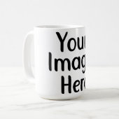 Tekst of afbeeldingen toevoegen: Gepersonaliseerd Koffiemok (Voorkant links)