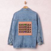 TEKST OF GESPREK DENIM JACKET (Hangar)