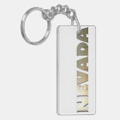 Tekst of typografie van Nevada Sleutelhanger (Voorkant Links)