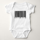 Tekst Ontwerp Barcode ORIGINEEL Romper (Voorkant)