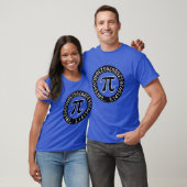 TEKST ONTWERP Pi Aantal Wiskundig symbool T-shirt (Unisex)