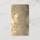 Tekst ontwerp Verticaal Luxe Visitekaartje (Achterkant)