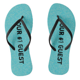 Tekst Onze # 1 gast op elke kleur Teenslippers
