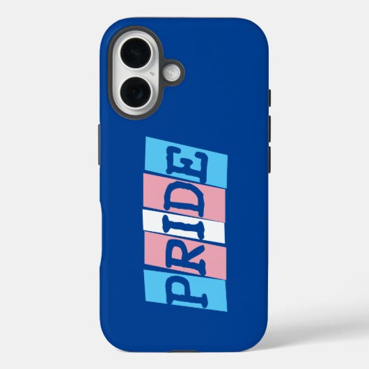 Tekst over transgender trots Case-Mate iPhone case (Achterkant)