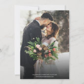 Tekst Overlay 2 Foto's Bruiloft Bewaar de Datum Ui Save The Date (Achterkant)