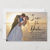 tekst overlay foto "Save the date" Save The Date (Voorkant)