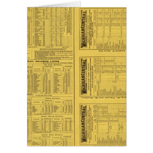 Tekst Pagina Michigan Central Railroad (Voorkant)
