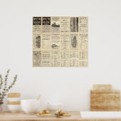 Tekst Pagina van Boston en Maine Railroad Poster (Keuken)